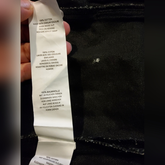 NastyGal Collection-Diamante Denim Jacket Size ,8 - Picture 12 of 12